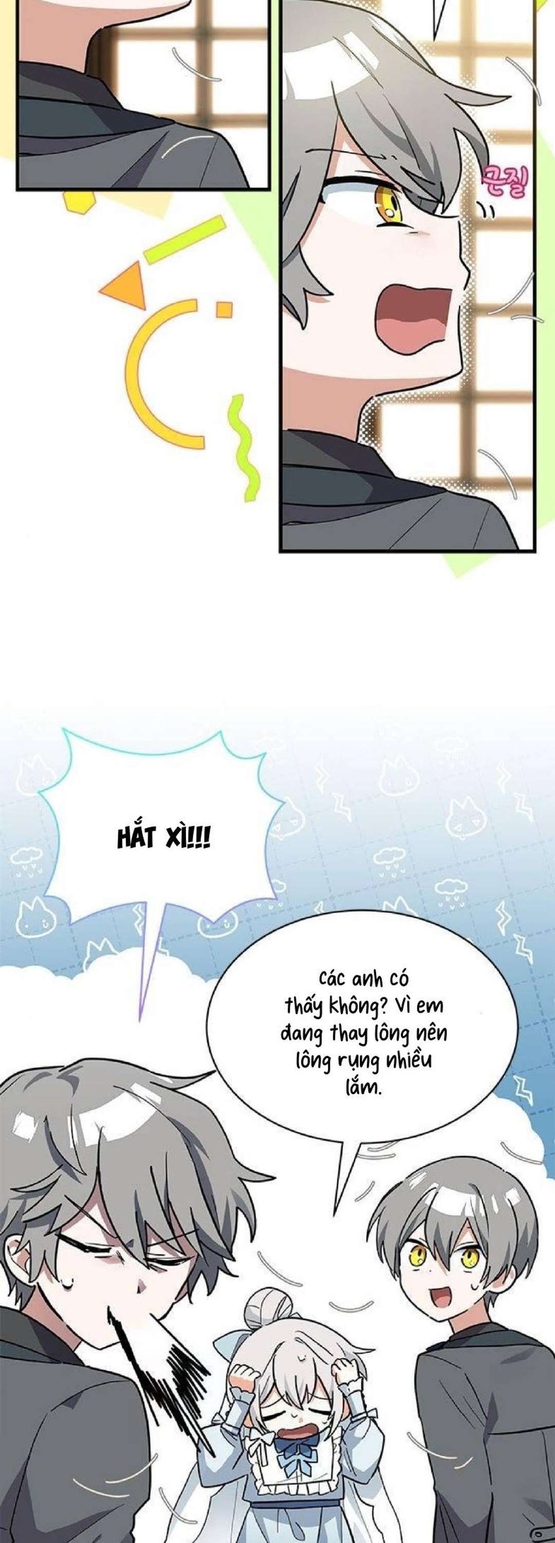 Mèo con được gia tộc sói nhận nuôi? Chapter 27 - Trang 3