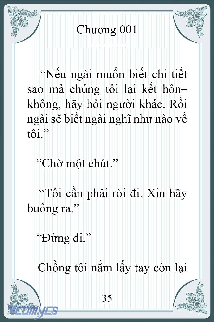 [Novel] Người Chồng Ghét Tôi Đã Mất Trí Nhớ Chap 1 - Trang 2
