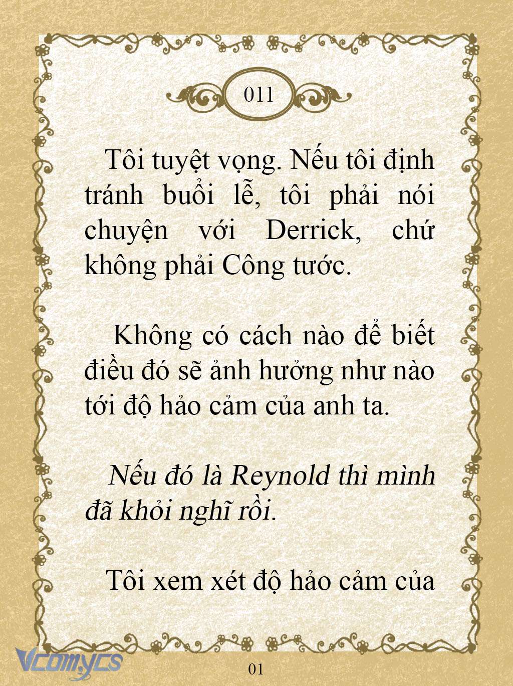 [Novel] Kẻ Phản Diện Được Định Phải Chết Chap 11 - Next Chap 12