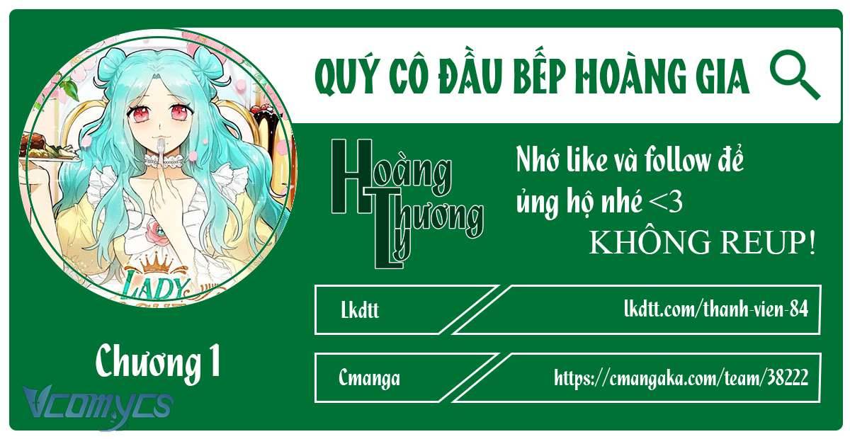 Quý Cô Đầu Bếp Hoàng Gia Chap 1 - Trang 2