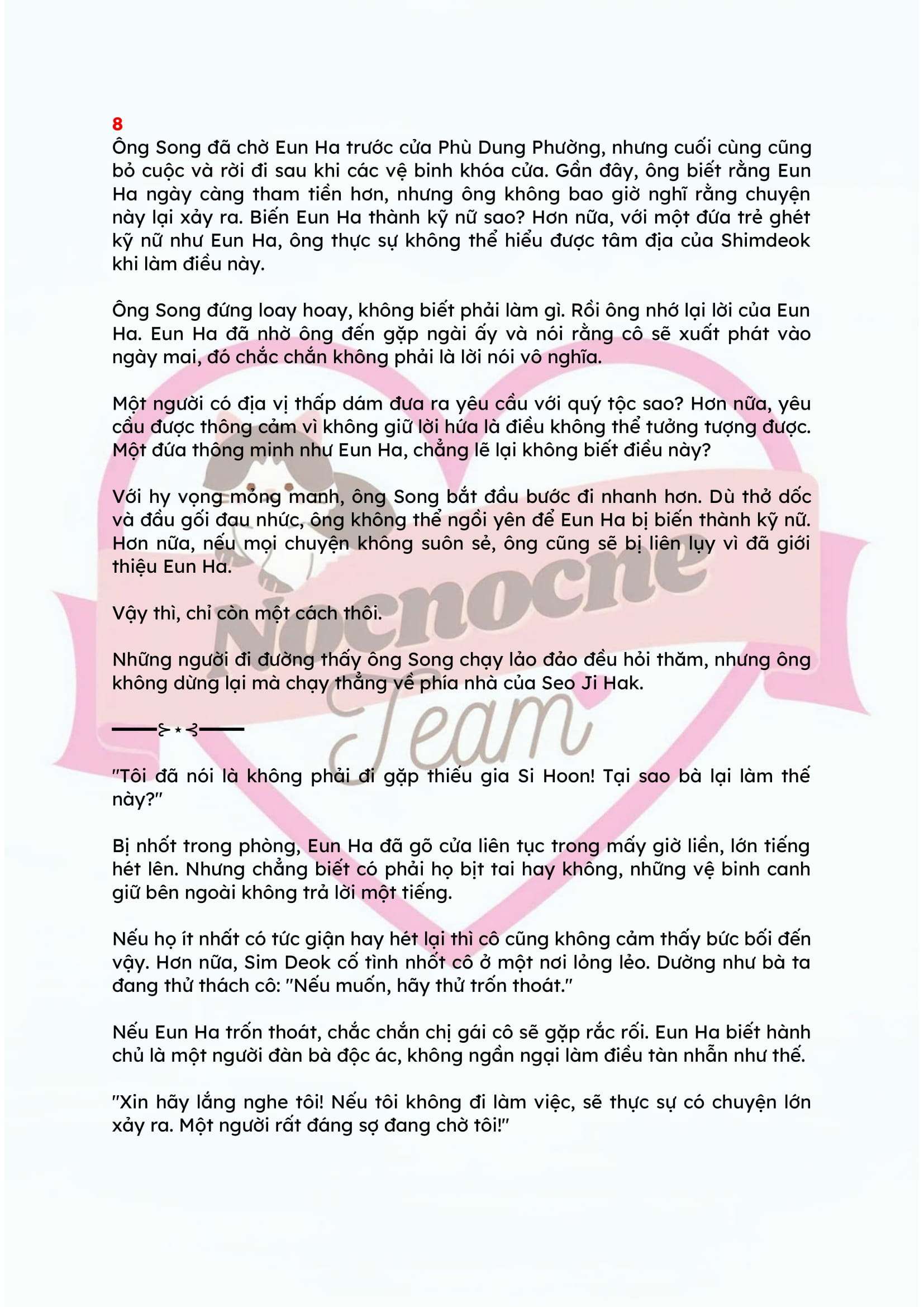 [FULL] [NOVEL] ĐÊM HỖN LOẠN Chap 8 - Next Chap 9