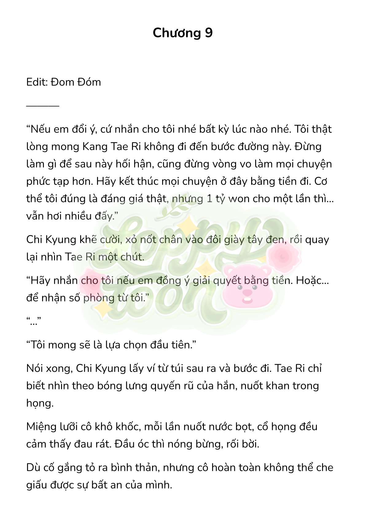 [Novel] Gửi Kẻ Xa Lạ Phản Bội Đạo Đức Chap 9 - Trang 2