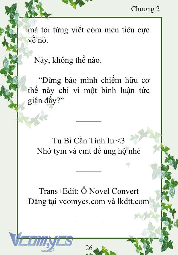 [Novel] Trở Thành Em Gái Của Nam Chính Tiểu Thuyết Đam Mỹ Chap 2 - Trang 2