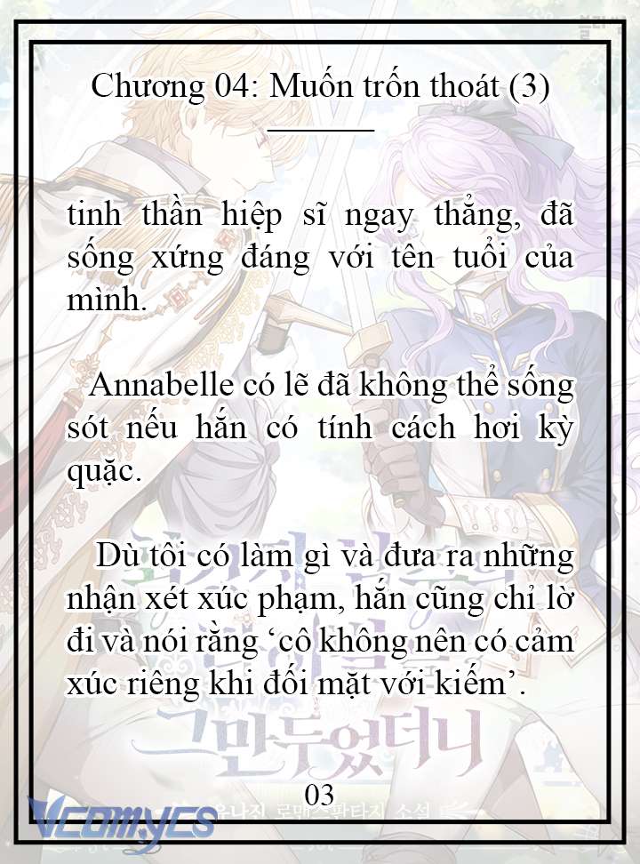 [Novel] Tôi Không Còn Là Đối Thủ Của Nam Chính Chap 4 - Trang 2