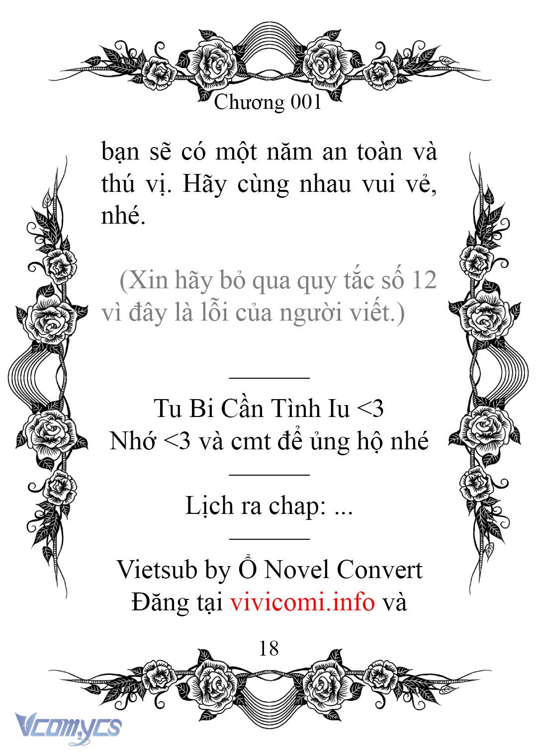 [Novel] Chào Mừng Đến Với Dinh Thự Hoa Hồng Chap 1 - Trang 2