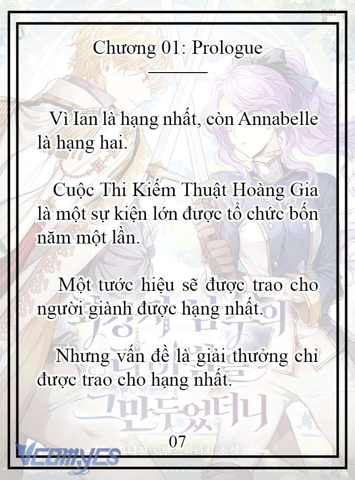 [Novel] Tôi Không Còn Là Đối Thủ Của Nam Chính Chap 1 - Trang 2