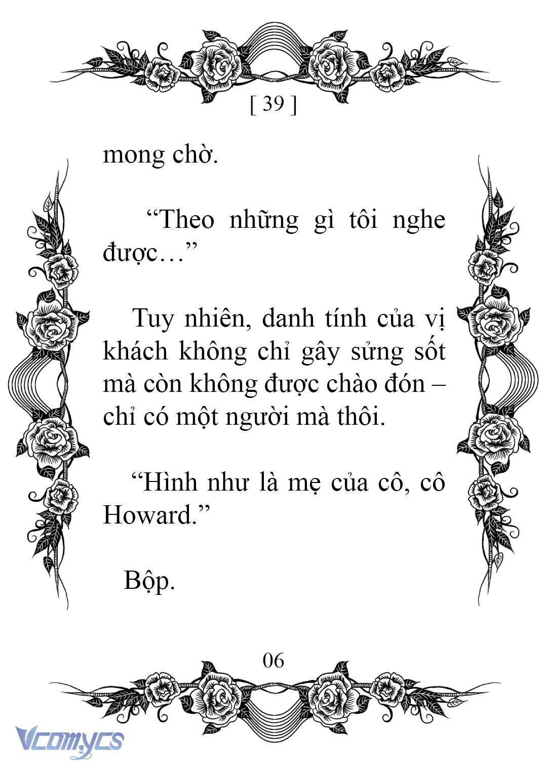 [Novel] Chào Mừng Đến Với Dinh Thự Hoa Hồng Chap 39 - Trang 2