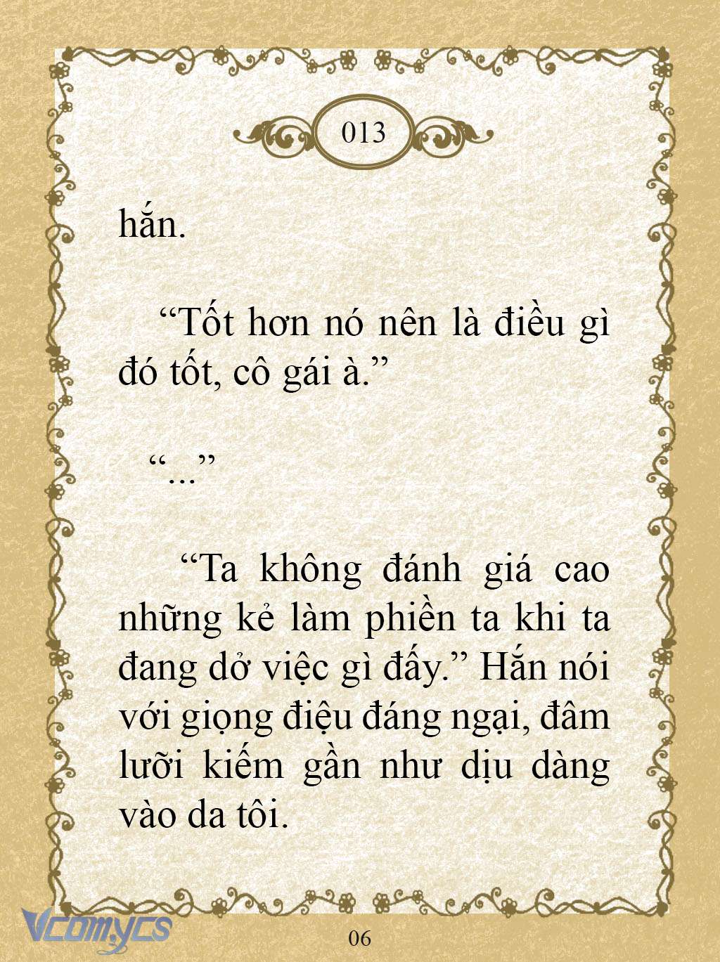 [Novel] Kẻ Phản Diện Được Định Phải Chết Chap 13 - Next Chap 14
