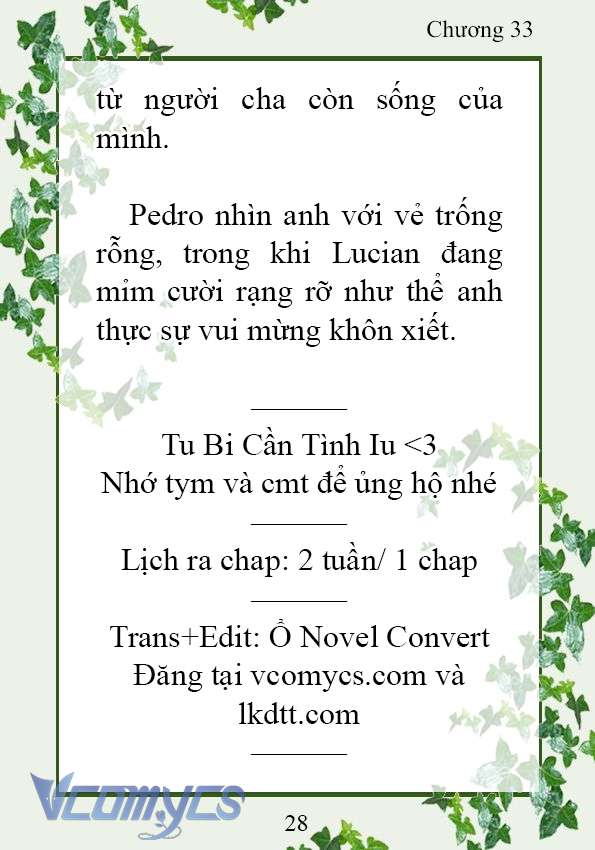 [Novel] Trở Thành Em Gái Của Nam Chính Tiểu Thuyết Đam Mỹ Chap 33 - Trang 2