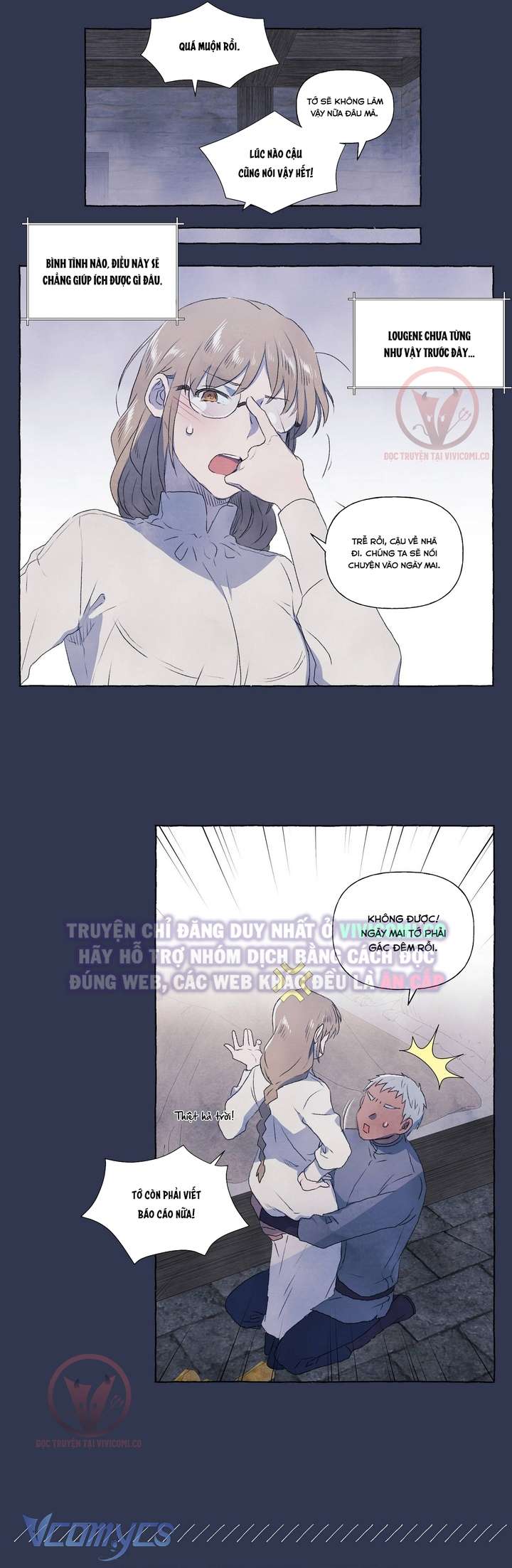 [18+] Chàng Sói Ngốc Và Nàng Thủ Thư Chapter 2 - Trang 3