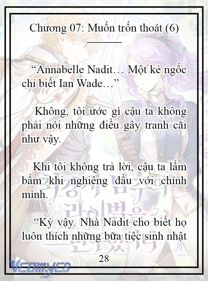 [Novel] Tôi Không Còn Là Đối Thủ Của Nam Chính Chap 7 - Trang 2