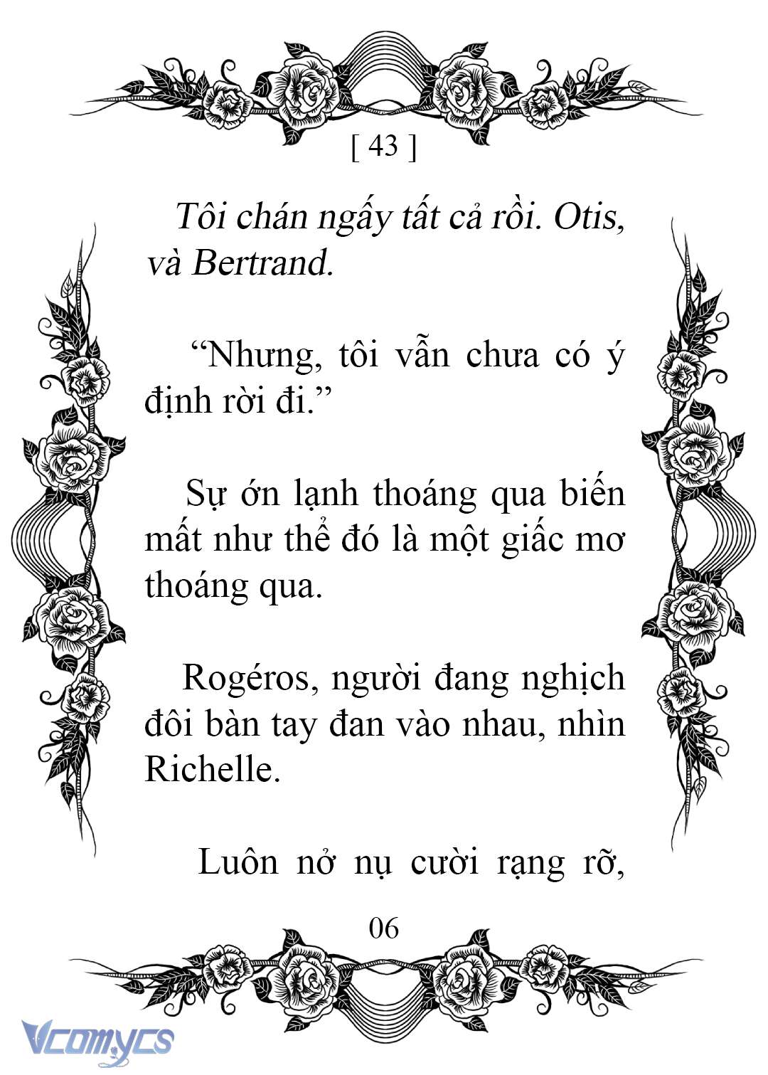 [Novel] Chào Mừng Đến Với Dinh Thự Hoa Hồng Chap 43 - Trang 2