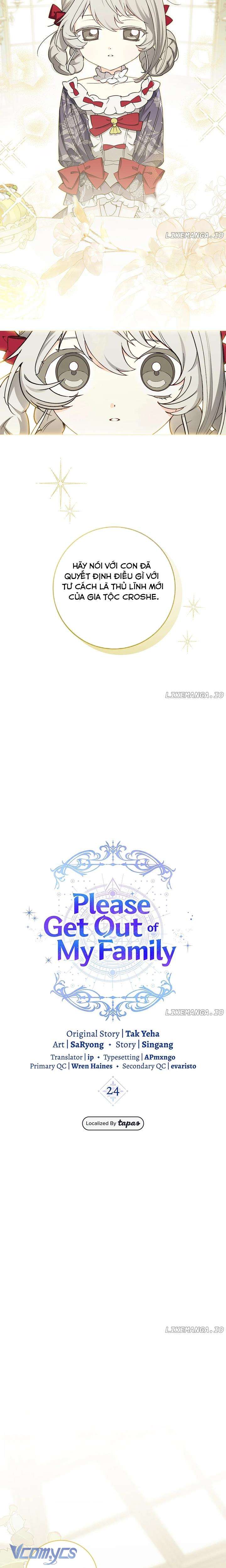 Cút Khỏi Gia Tộc Của Tôi! Chap 24 - Next Chap 25