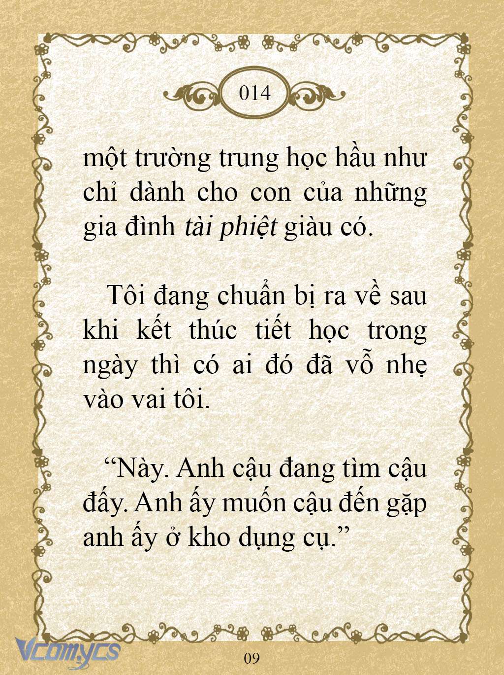 [Novel] Kẻ Phản Diện Được Định Phải Chết Chap 14 - Next Chap 15