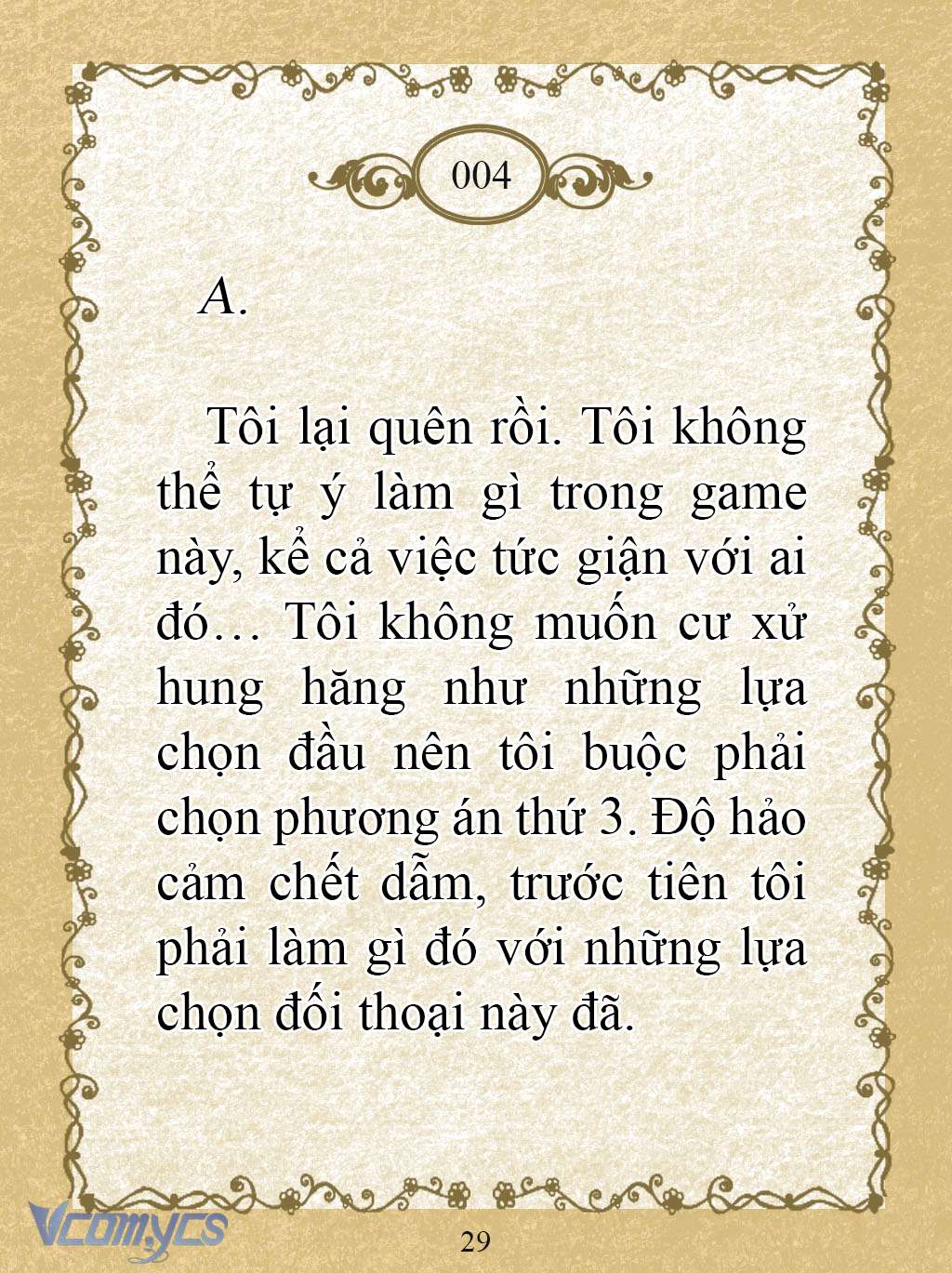 [Novel] Kẻ Phản Diện Được Định Phải Chết Chap 4 - Trang 2