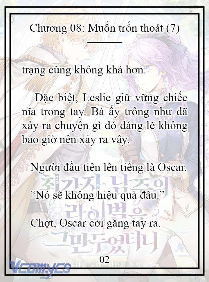 [Novel] Tôi Không Còn Là Đối Thủ Của Nam Chính Chap 8 - Trang 2
