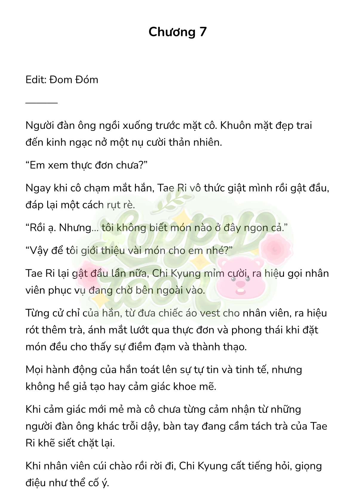 [Novel] Gửi Kẻ Xa Lạ Phản Bội Đạo Đức Chap 7 - Trang 2