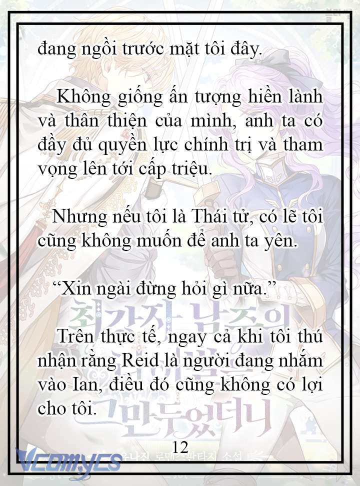 [Novel] Tôi Không Còn Là Đối Thủ Của Nam Chính Chap 11 - Trang 2