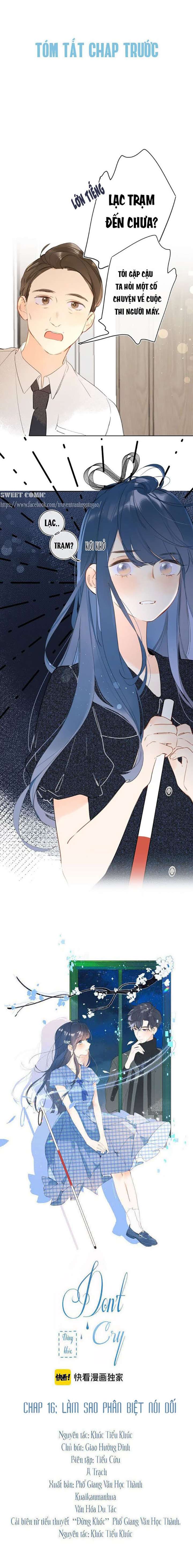 Don't Cry Chap 16 - Trang 2