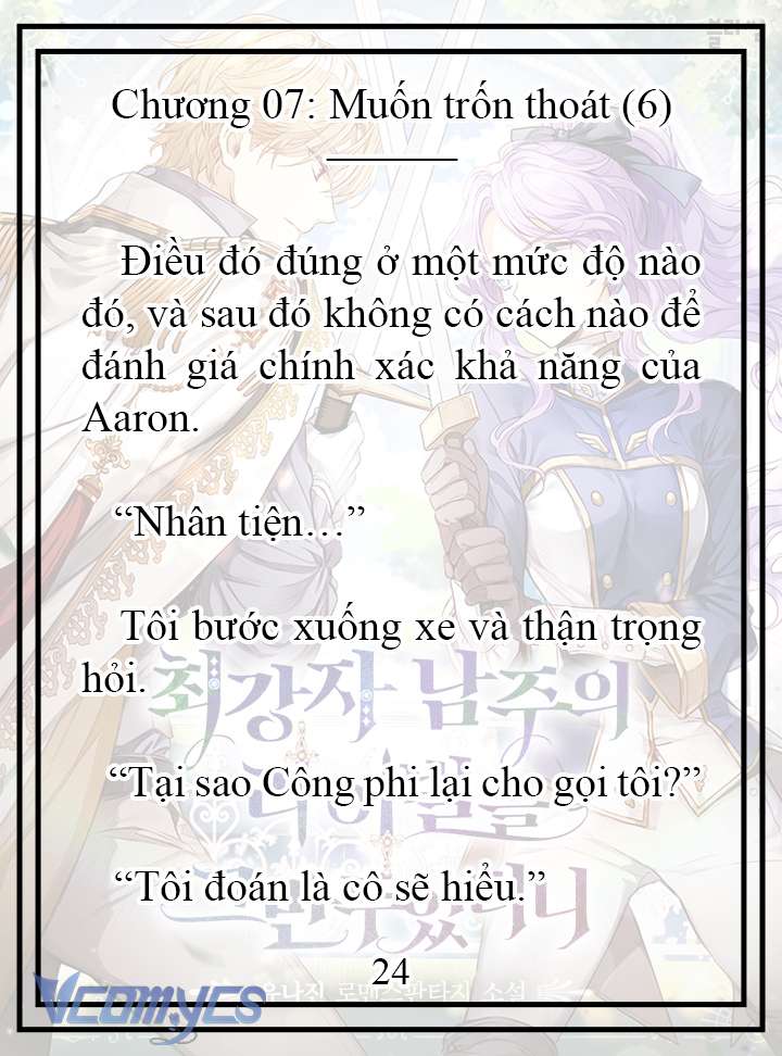 [Novel] Tôi Không Còn Là Đối Thủ Của Nam Chính Chap 7 - Trang 2