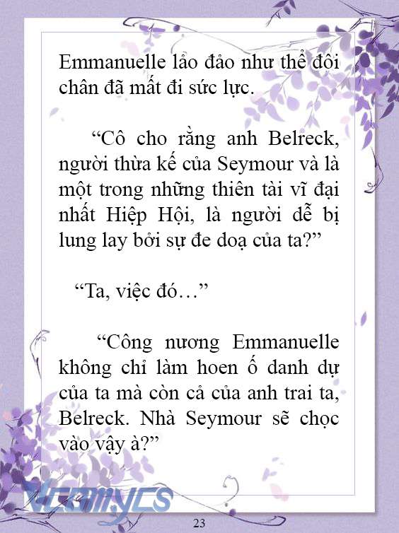 [Novel] Làm Ác Nữ Bộ Không Tốt Sao? Chap 97 - Trang 2