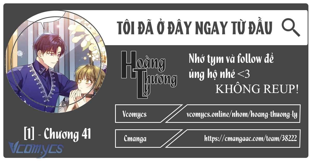 Tôi Đã Ở Đây Ngay Từ Đầu Chap 41 - Next Chapter 41.1