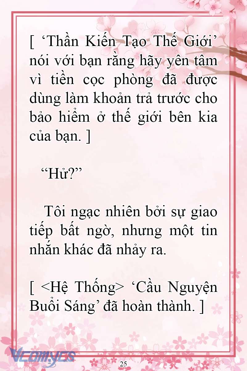 [Novel] Đặc Quyền Của Người Chuyển Sinh Chap 6 - Trang 2