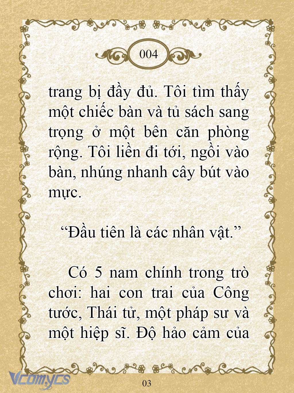 [Novel] Kẻ Phản Diện Được Định Phải Chết Chap 4 - Trang 2