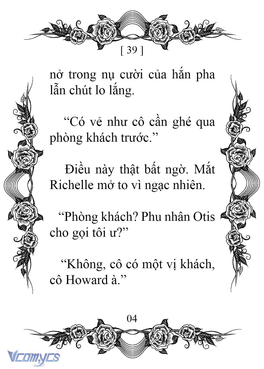 [Novel] Chào Mừng Đến Với Dinh Thự Hoa Hồng Chap 39 - Trang 2