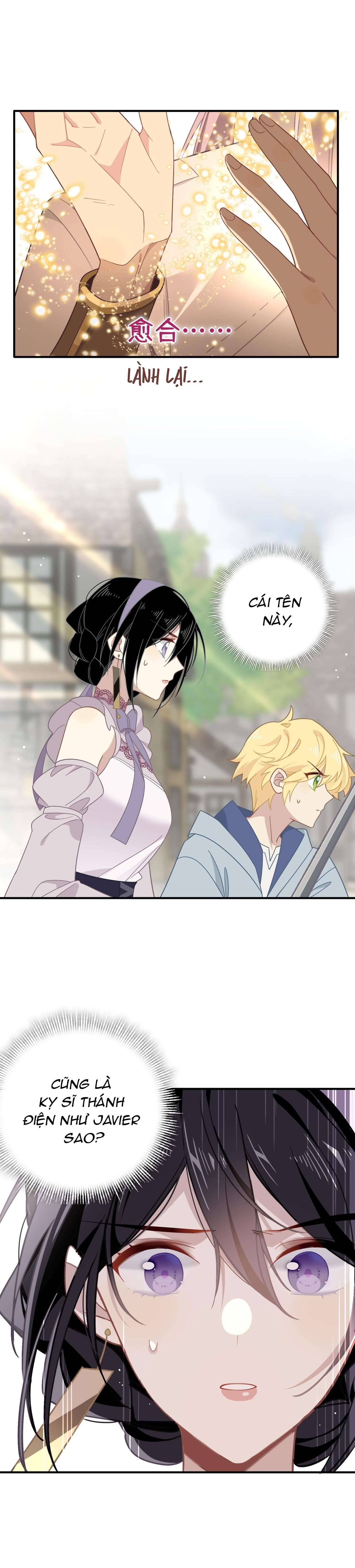 Xuyên thành phù thủy nuôi dưỡng kỵ sĩ thánh điện Chapter 19 - Trang 4