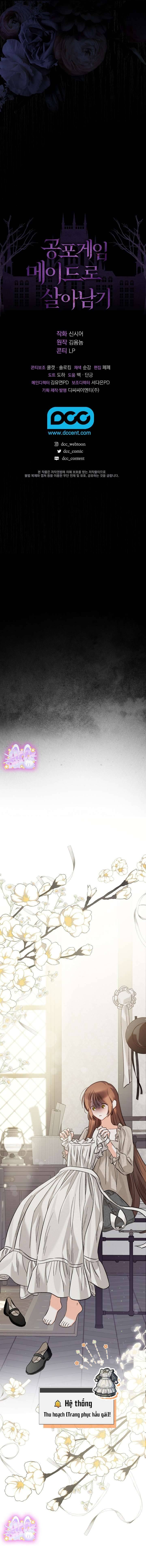 Sống Sót Như Hầu Gái Trong Trò Chơi Kinh Dị Chap 1 - Trang 2