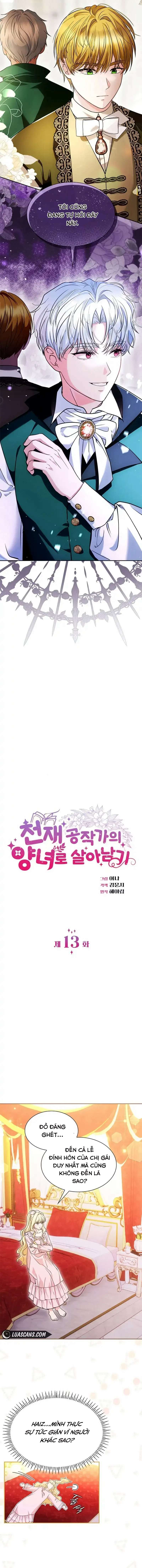 Sống xót với tư cách là con gái nuôi của nhà công tước thiên tài Chap 13 - Trang 2