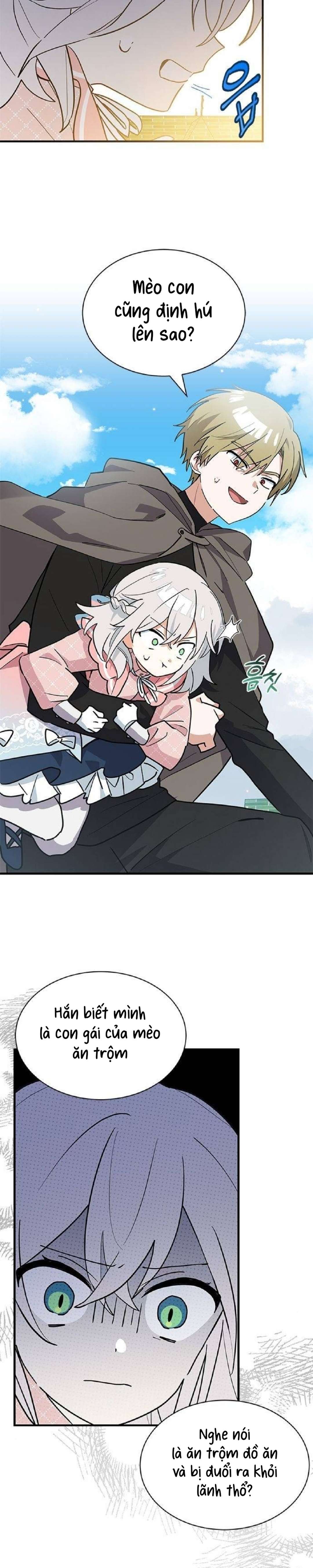 Mèo con được gia tộc sói nhận nuôi? Chapter 32 - Trang 3