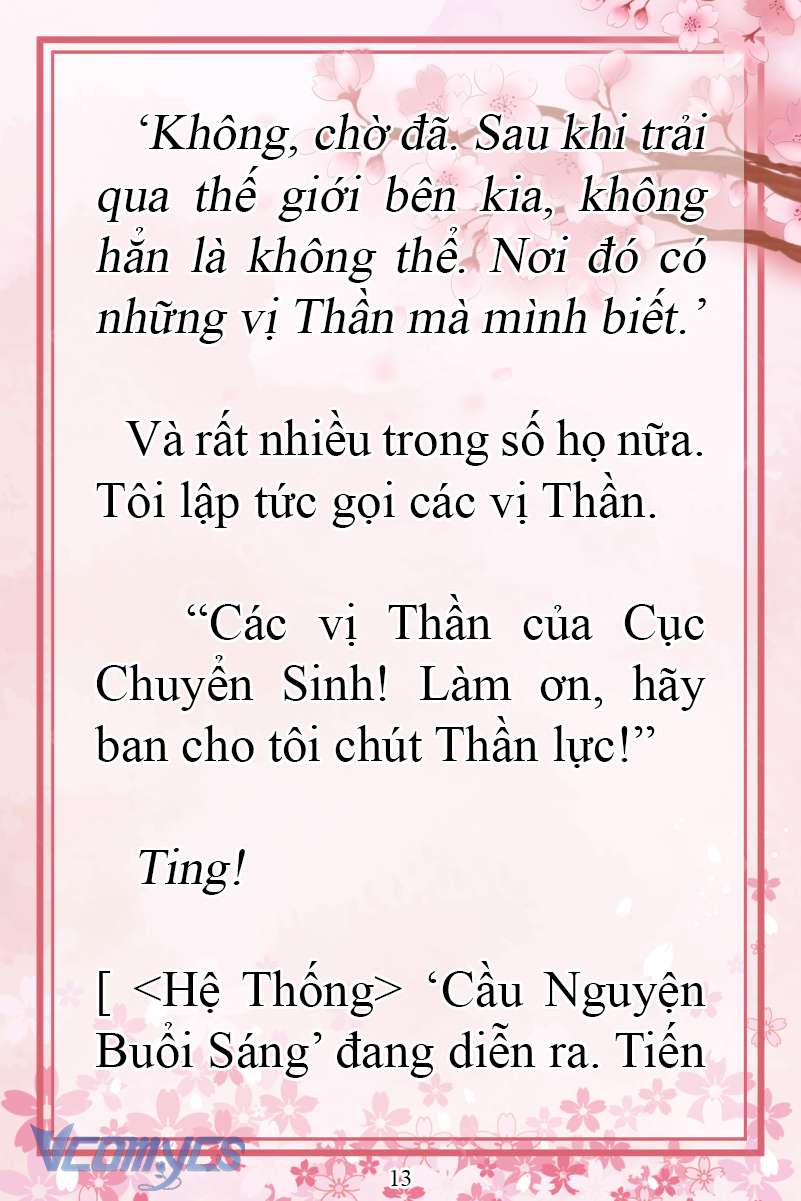 [Novel] Đặc Quyền Của Người Chuyển Sinh Chap 6 - Trang 2