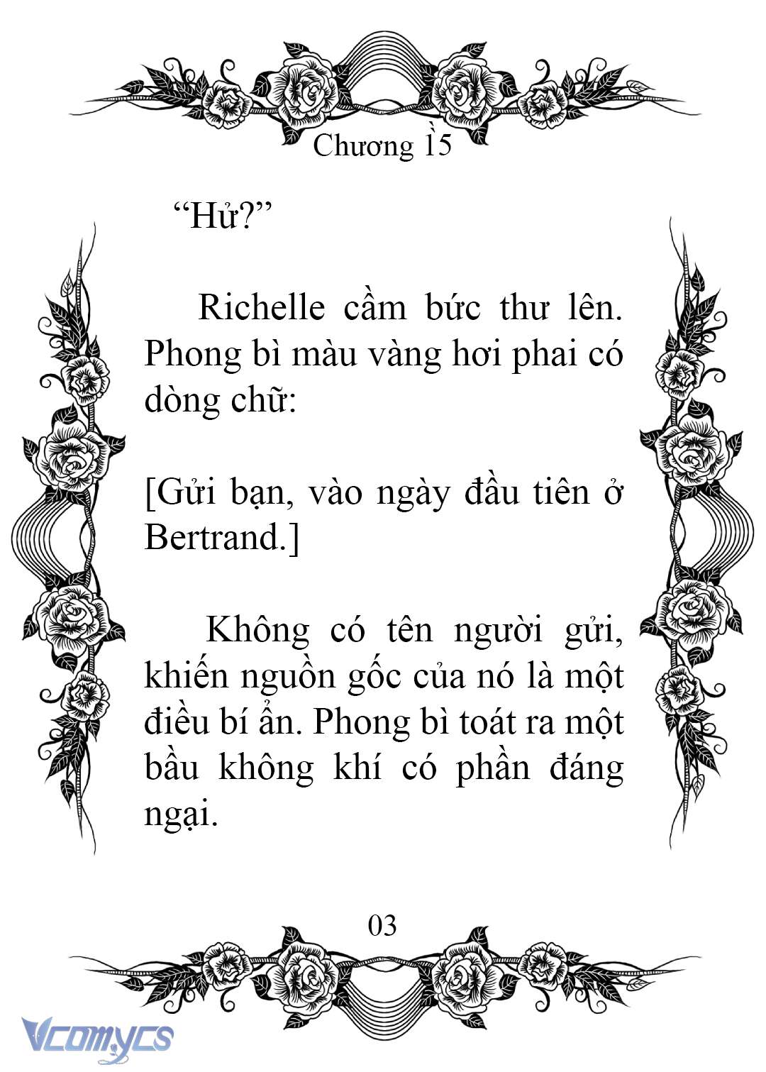 [Novel] Chào Mừng Đến Với Dinh Thự Hoa Hồng Chap 15 - Trang 2