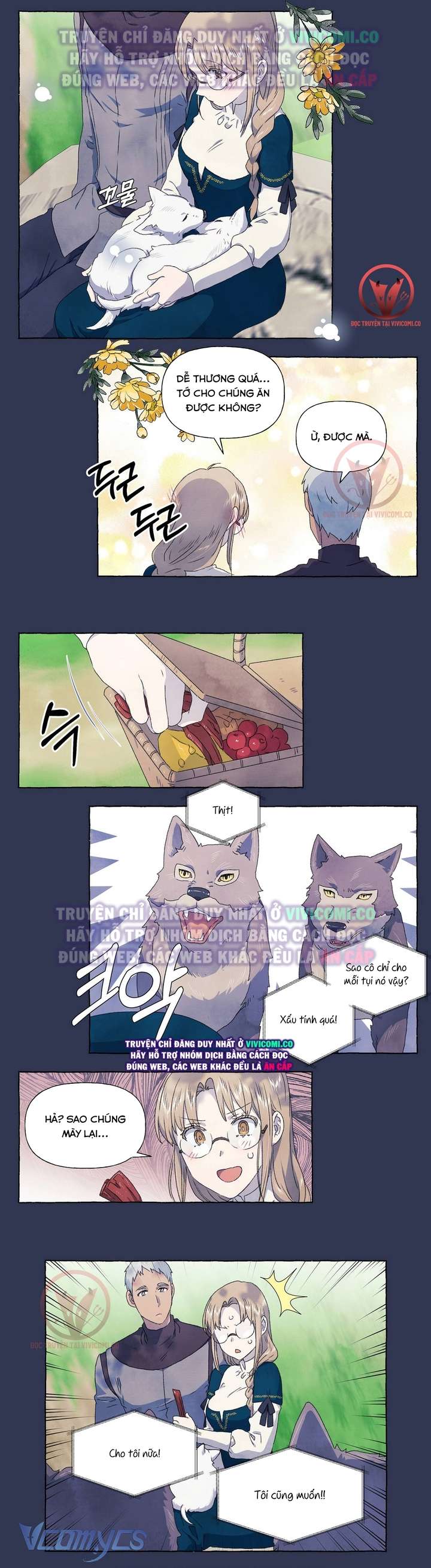 [18+] Chàng Sói Ngốc Và Nàng Thủ Thư Chapter 28 - Next Chapter 29