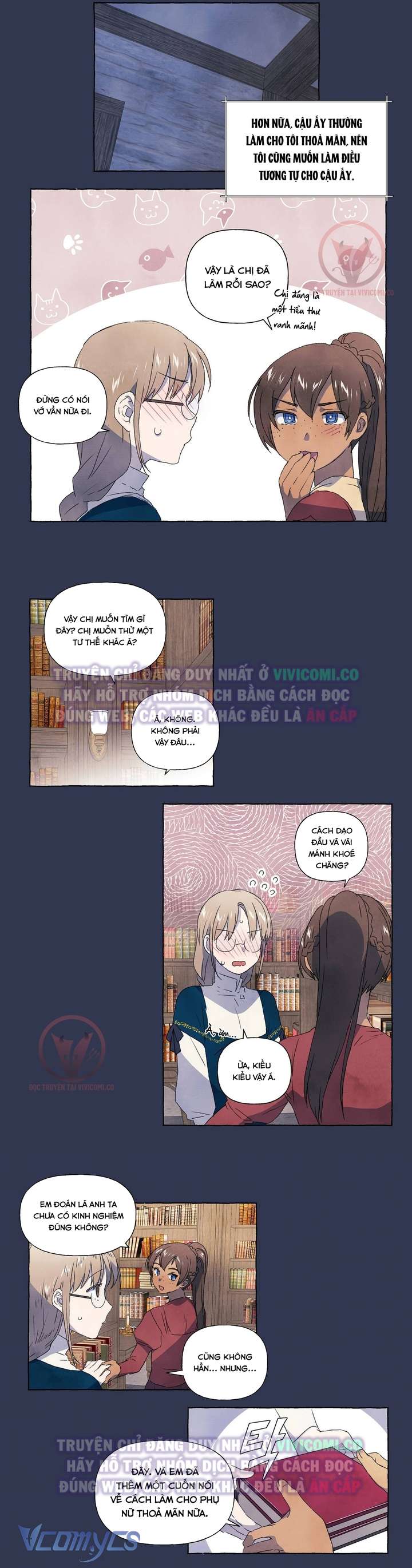 [18+] Chàng Sói Ngốc Và Nàng Thủ Thư Chapter 9 - Trang 3