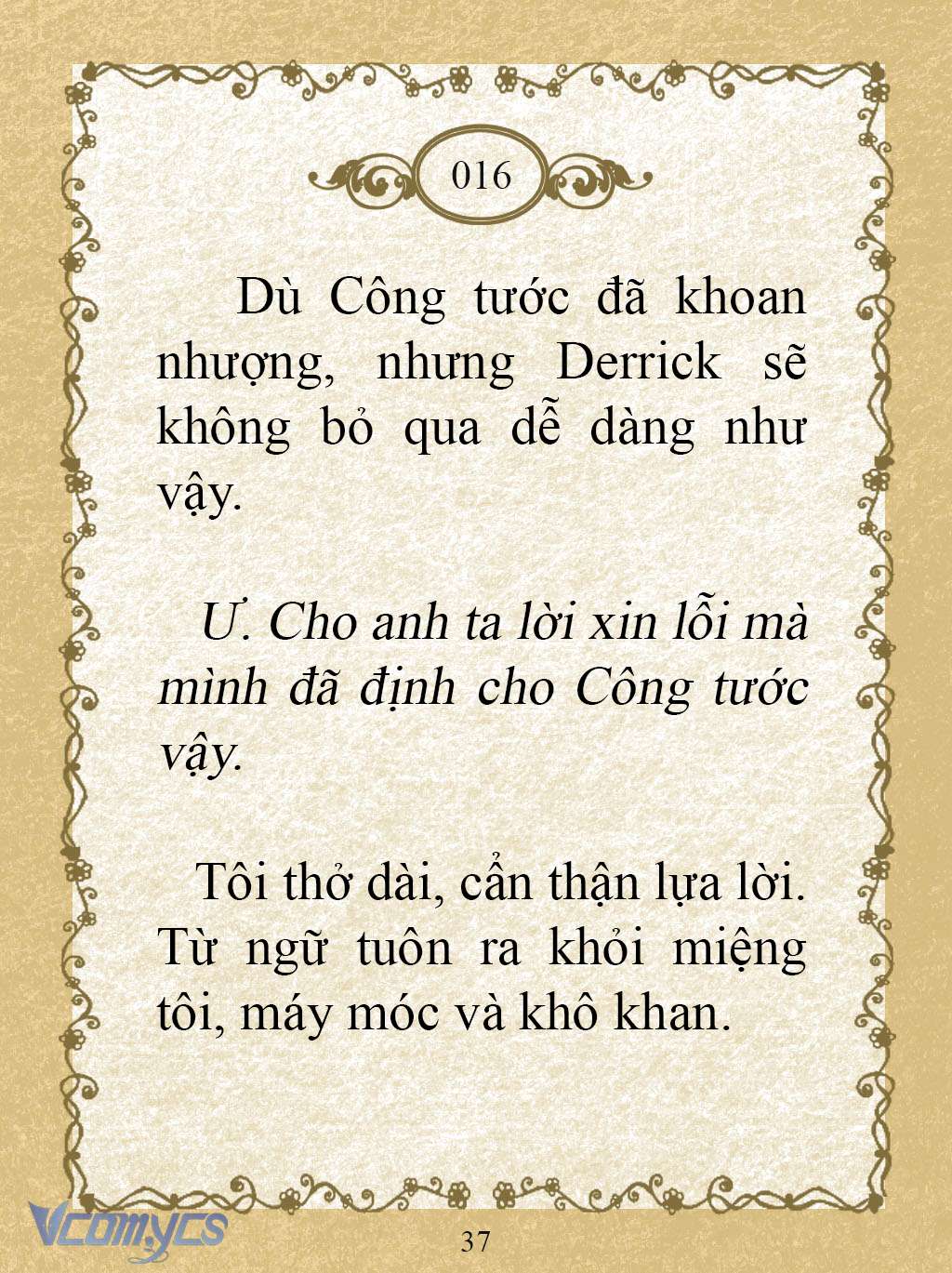 [Novel] Kẻ Phản Diện Được Định Phải Chết Chap 16 - Trang 2