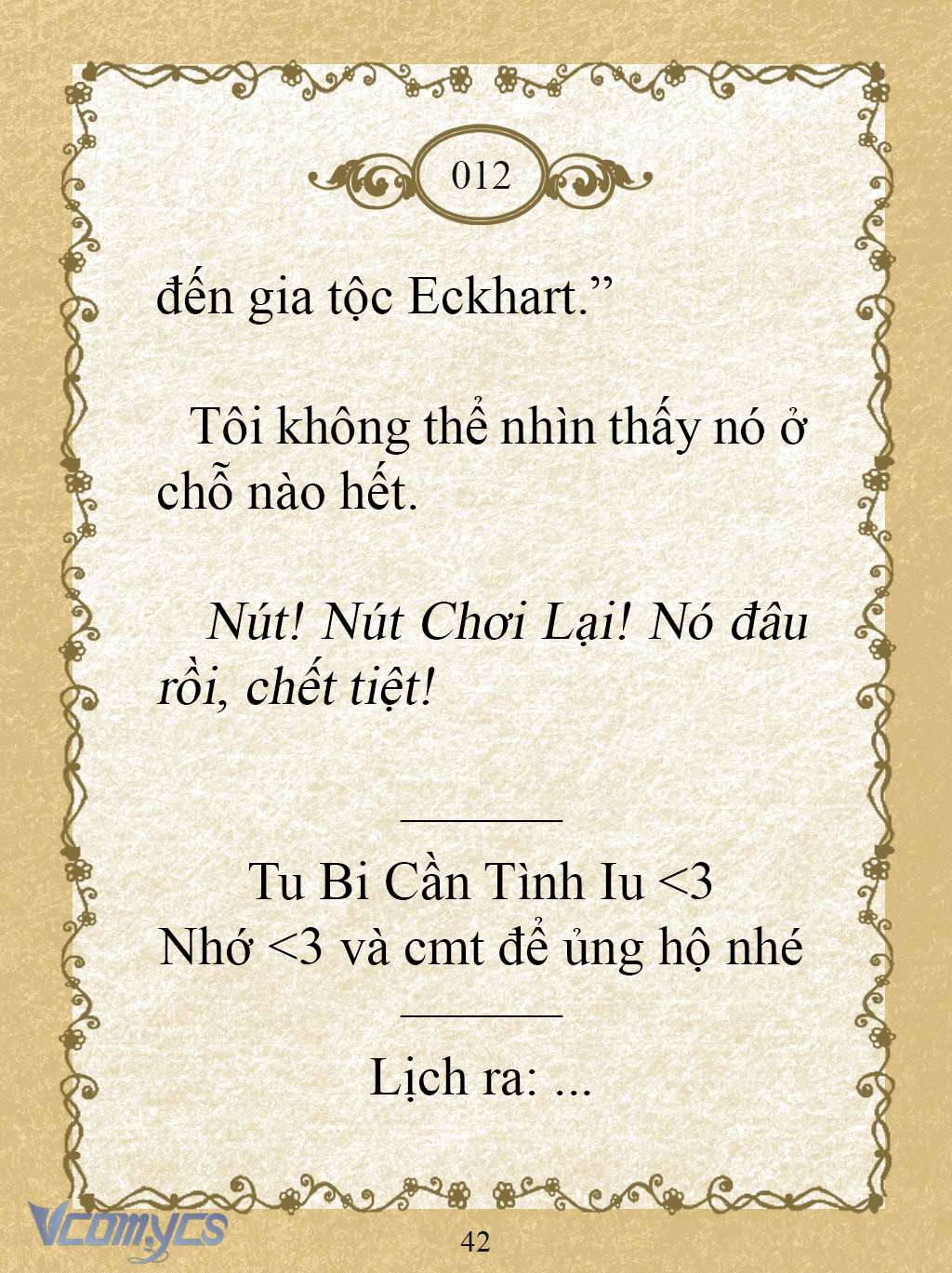 [Novel] Kẻ Phản Diện Được Định Phải Chết Chap 12 - Next Chap 13