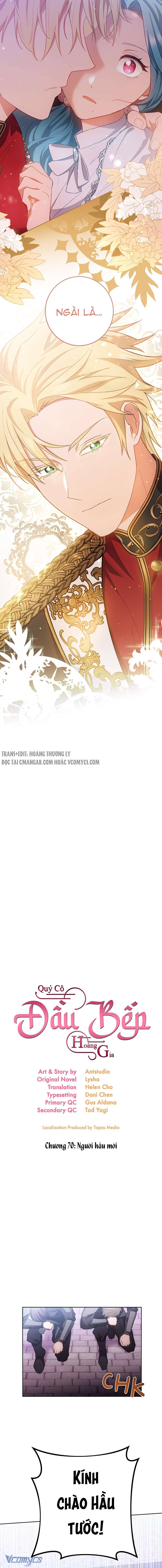 Quý Cô Đầu Bếp Hoàng Gia Chap 70 - Next Chap 71