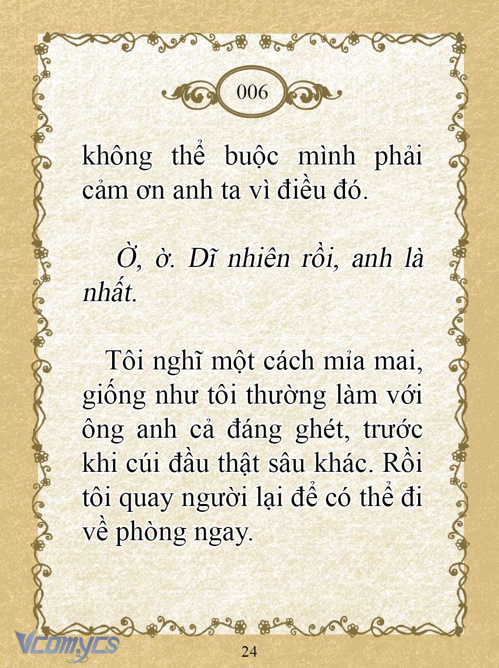 [Novel] Kẻ Phản Diện Được Định Phải Chết Chap 6 - Next Chap 7