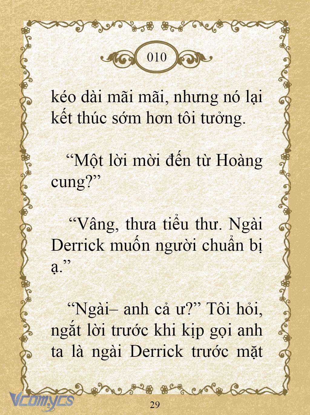 [Novel] Kẻ Phản Diện Được Định Phải Chết Chap 10 - Trang 2