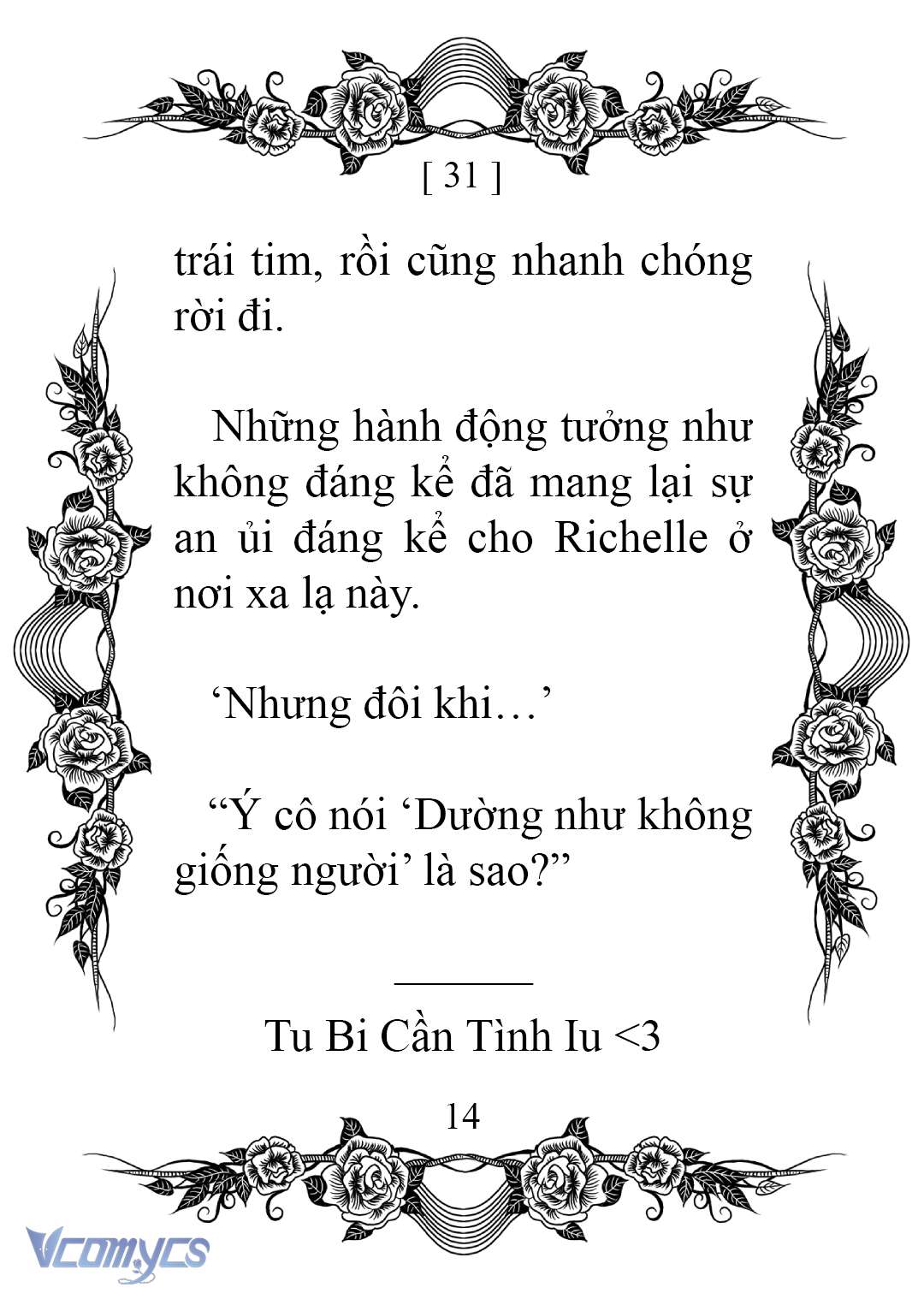 [Novel] Chào Mừng Đến Với Dinh Thự Hoa Hồng Chap 31 - Trang 2