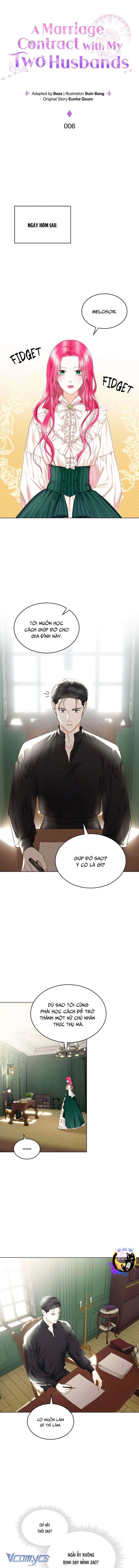 Hợp đồng hôn nhân với hai người chồng Chap 6 - Trang 2