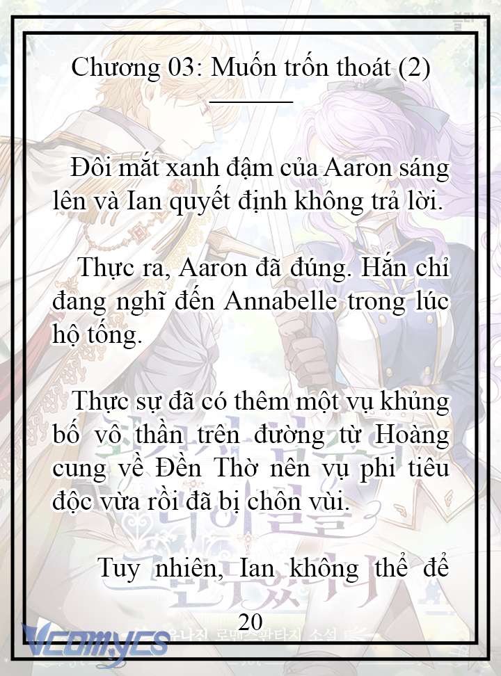 [Novel] Tôi Không Còn Là Đối Thủ Của Nam Chính Chap 3 - Trang 2