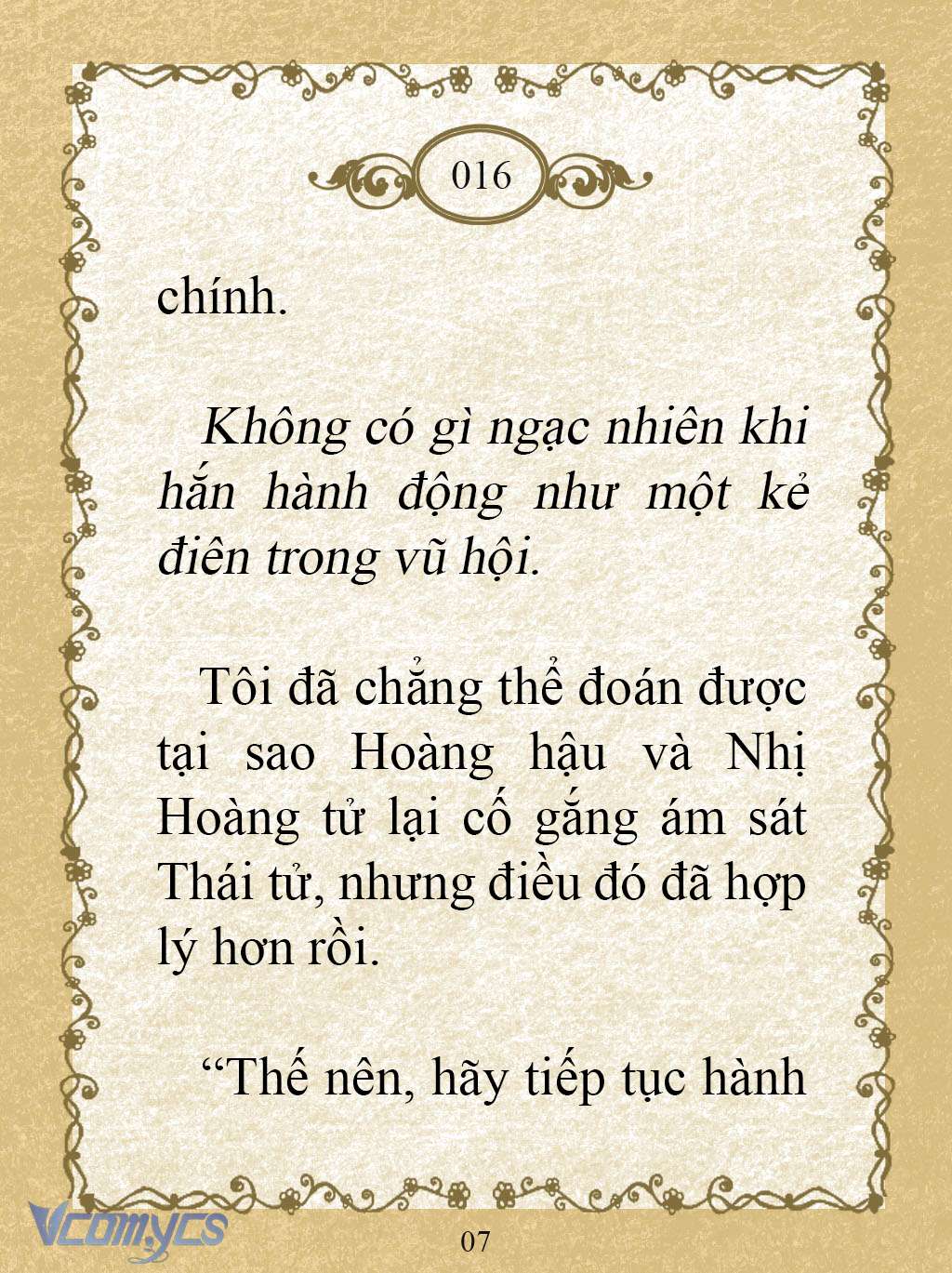 [Novel] Kẻ Phản Diện Được Định Phải Chết Chap 16 - Trang 2