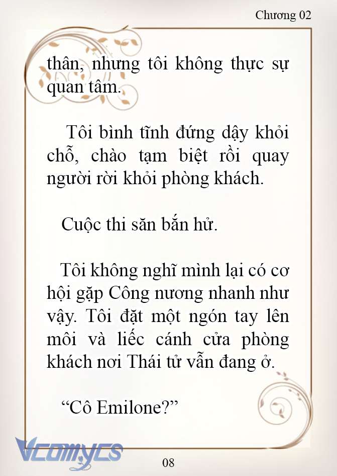 [Novel] Mê Lộ Của Emilone Chap 2 - Trang 2
