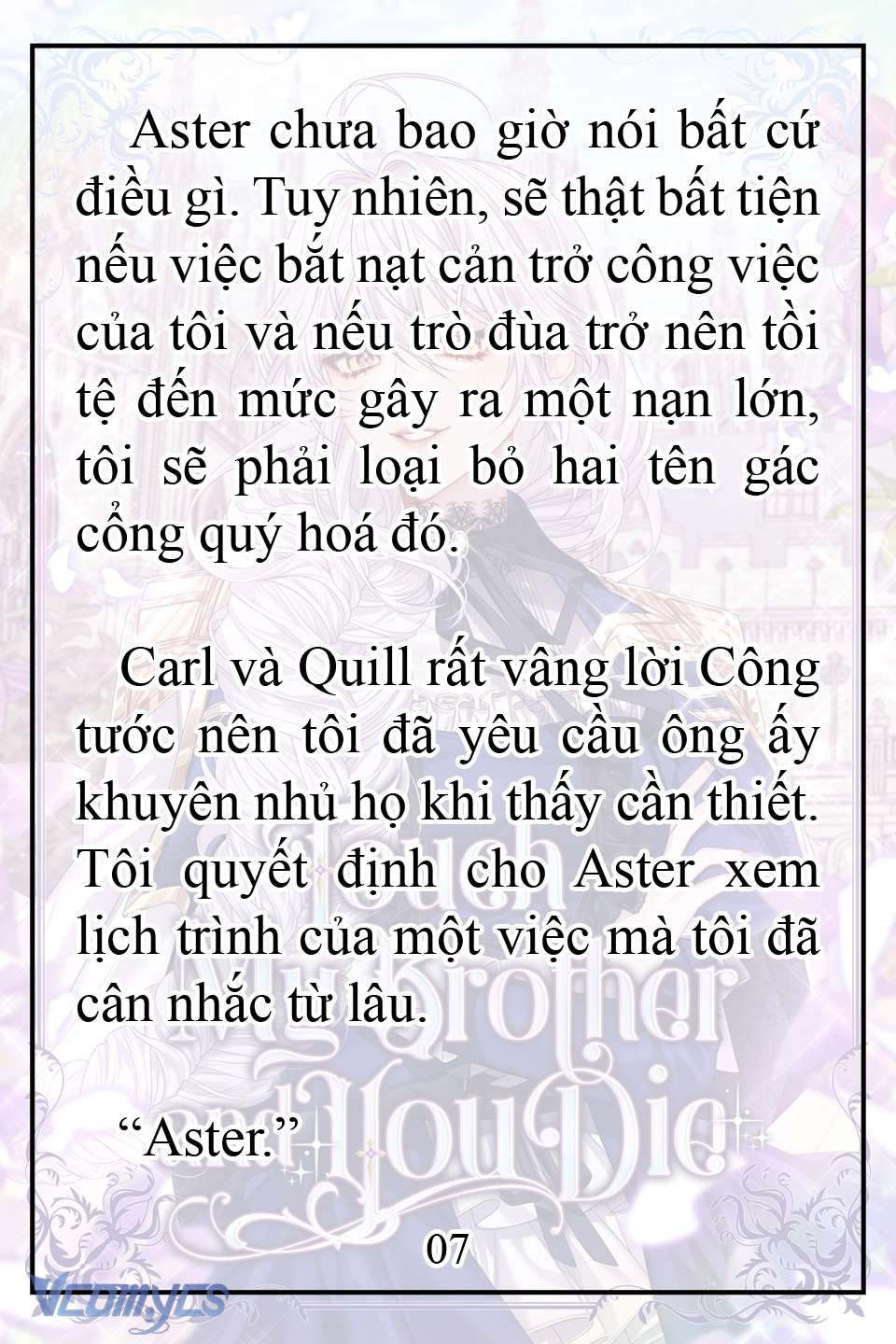 [Novel] Động Vào Em Trai Tôi Xem, Các Người Chết Chắc Chap 15 - Trang 2