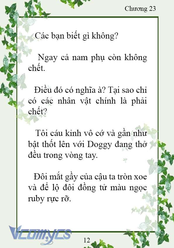 [Novel] Trở Thành Em Gái Của Nam Chính Tiểu Thuyết Đam Mỹ Chap 23 - Trang 2