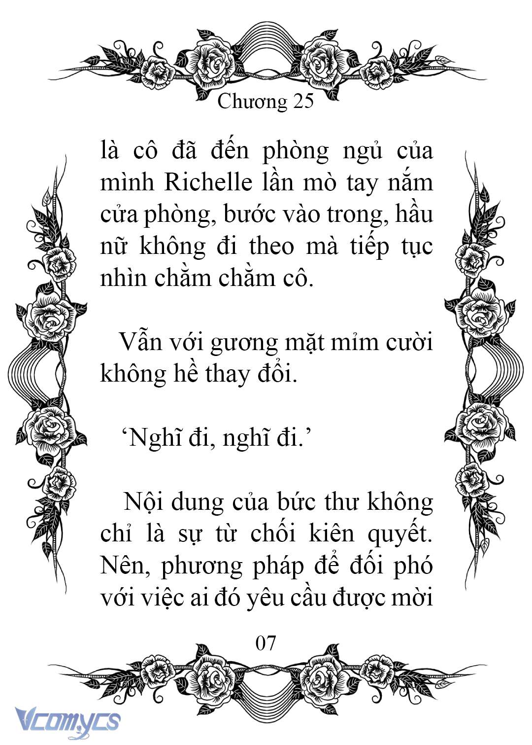 [Novel] Chào Mừng Đến Với Dinh Thự Hoa Hồng Chap 25 - Trang 2